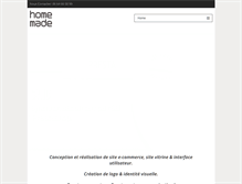 Tablet Screenshot of home-made.net
